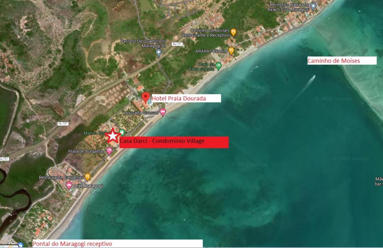 Casa Darci - Beira-Mar, No Condominio Village มาราโกจี ภายนอก รูปภาพ